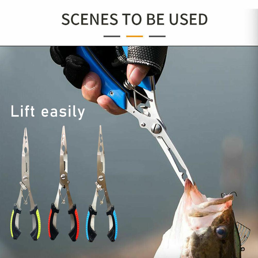 Fishing Pliers Long Nose Stain - đánh giá và giá Fishing Hook Sharpener