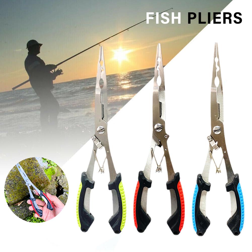 Fishing Pliers Long Nose Stain - đánh giá và giá Fishing Hook Sharpener