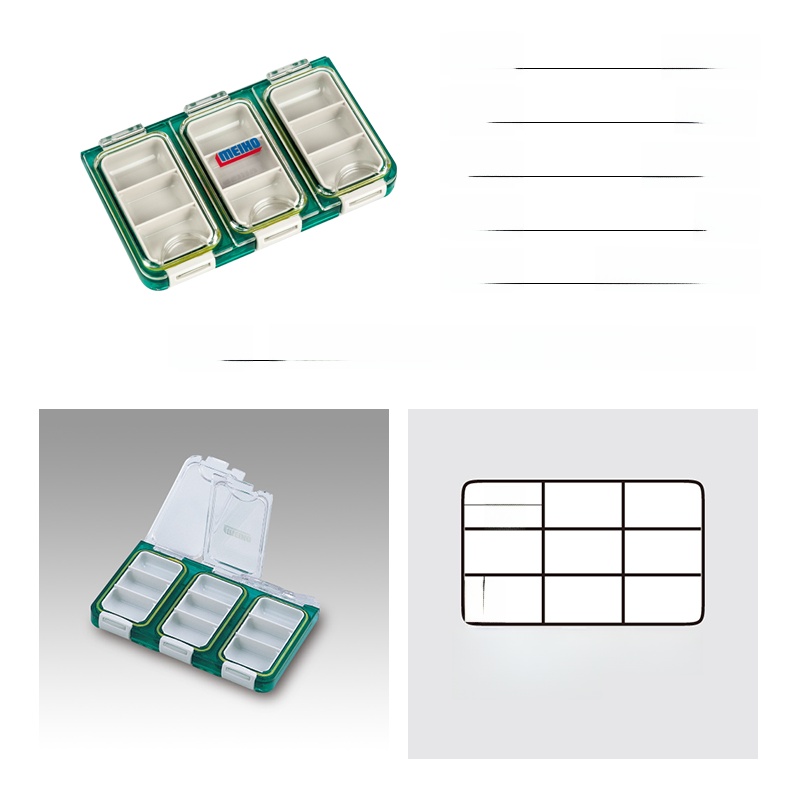 Meiho Fishing Box Small Access - đánh giá và giá Fishing Hook Box